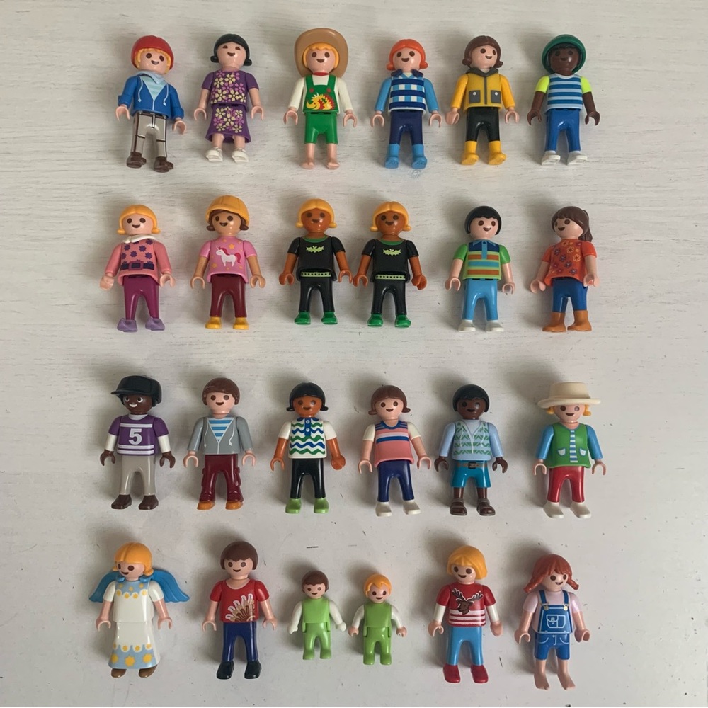Playmobil Kids Children Figures Lot of 24